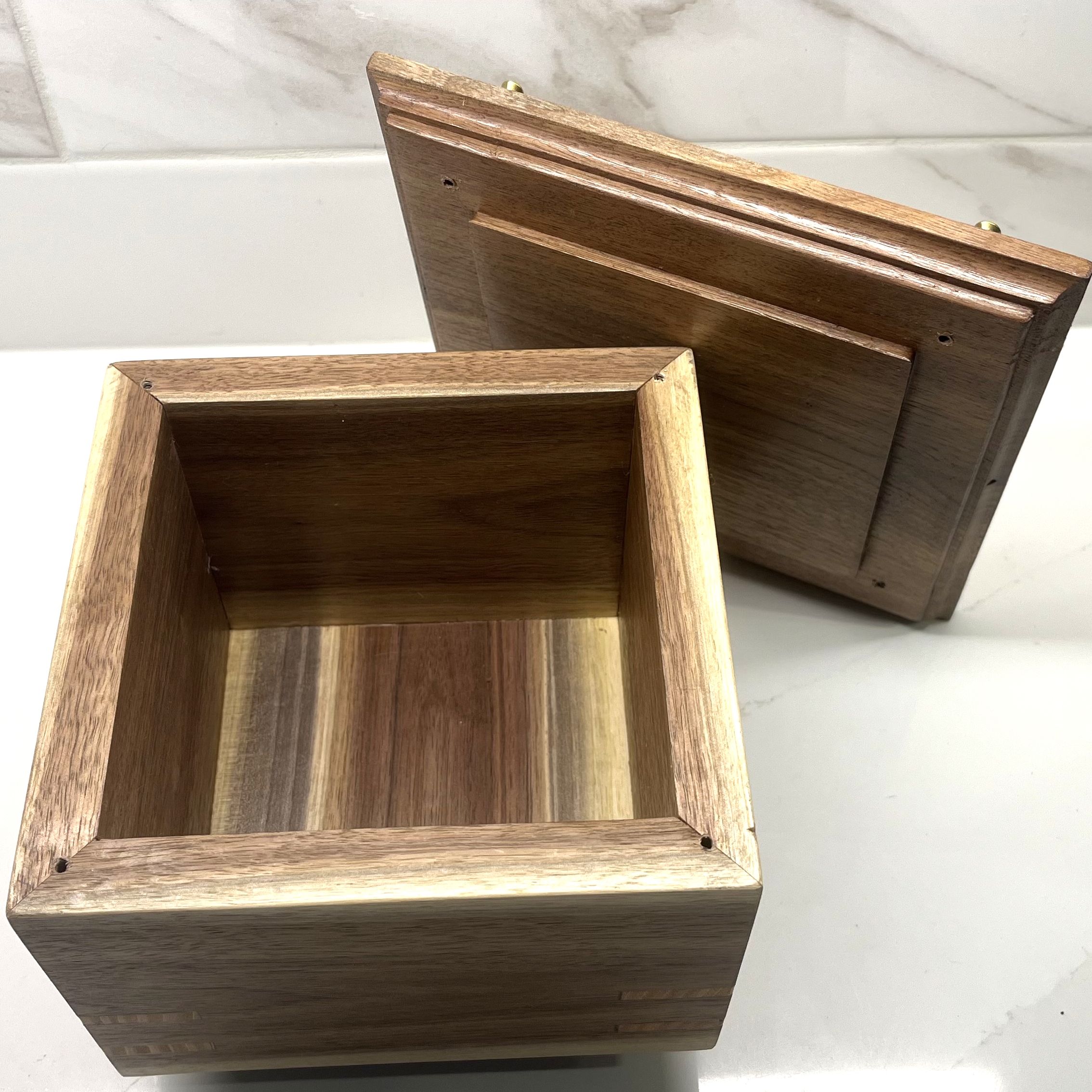 Handcrafted Black Walnut Pet Urn - Image 4