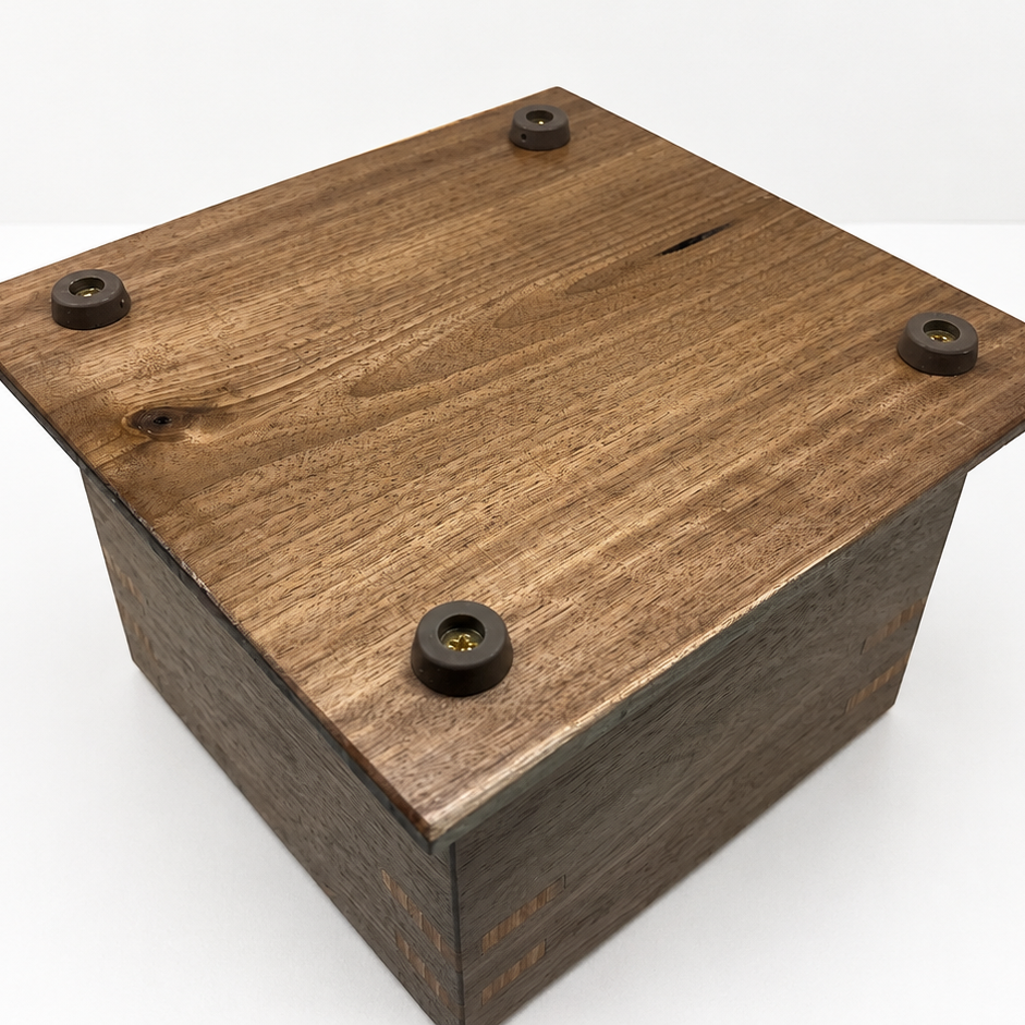 Handcrafted Black Walnut Pet Urn - Image 5