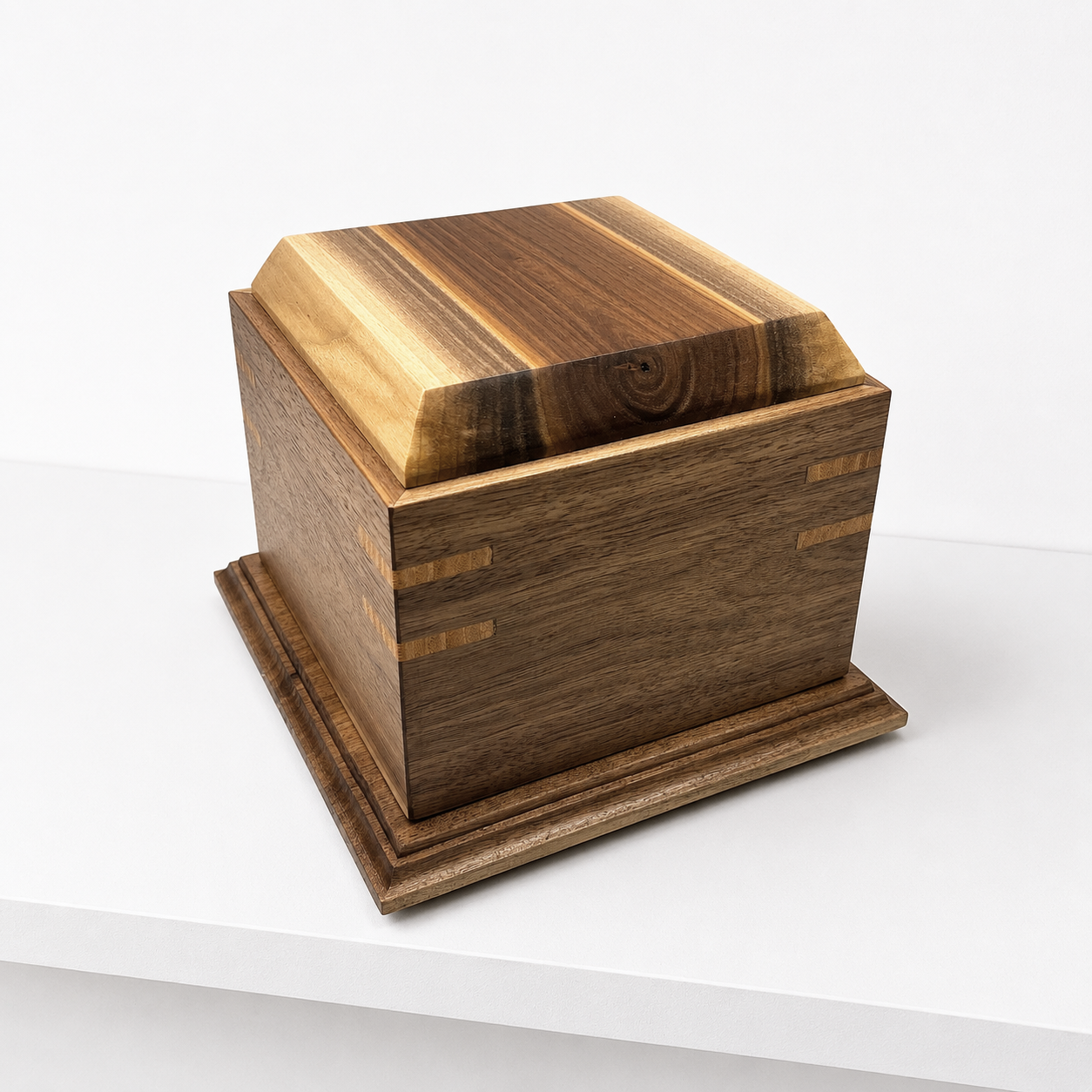 Handcrafted Black Walnut Pet Urn - Image 3
